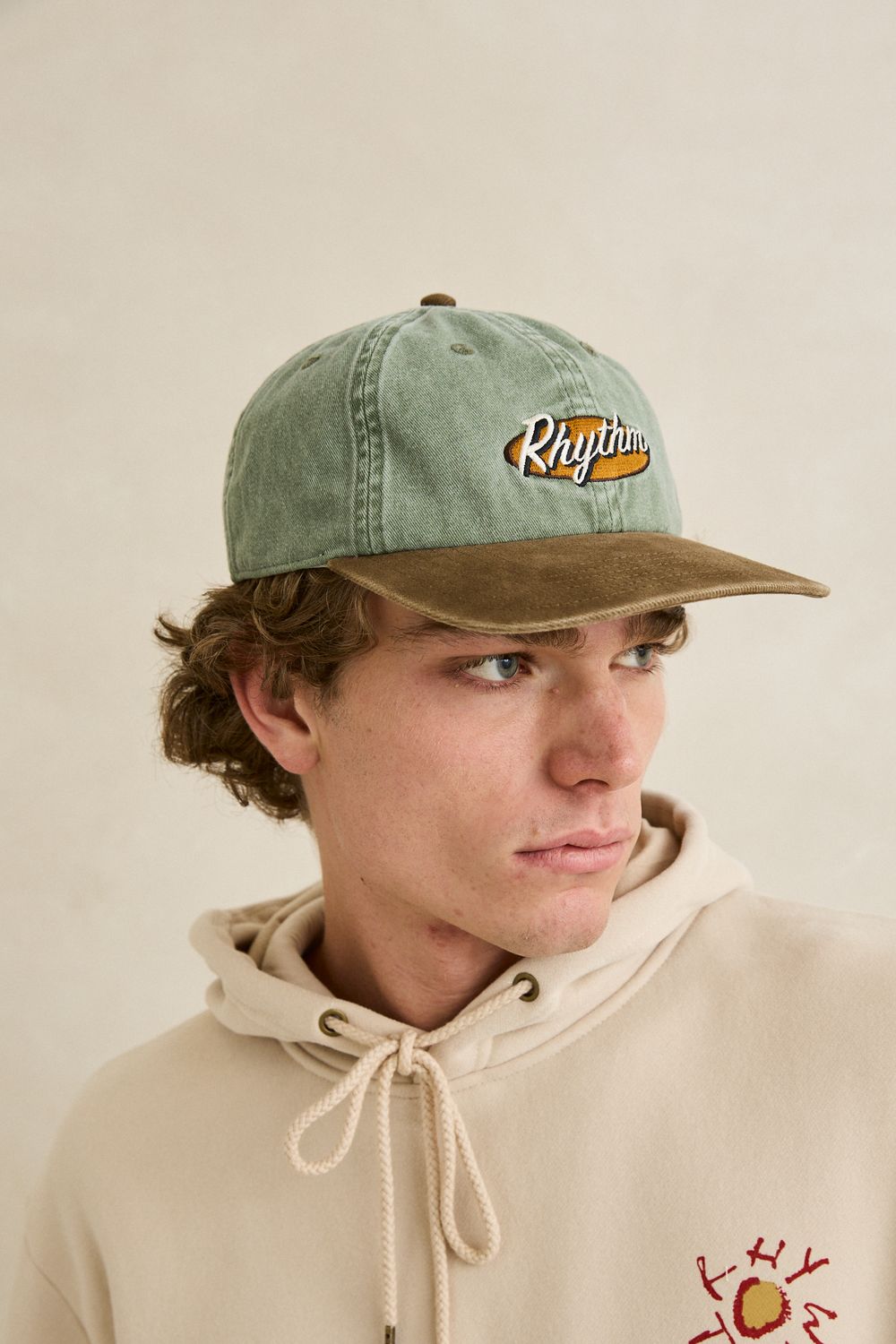 RHYTHM MENS HALLMARK CAP - OLIVE