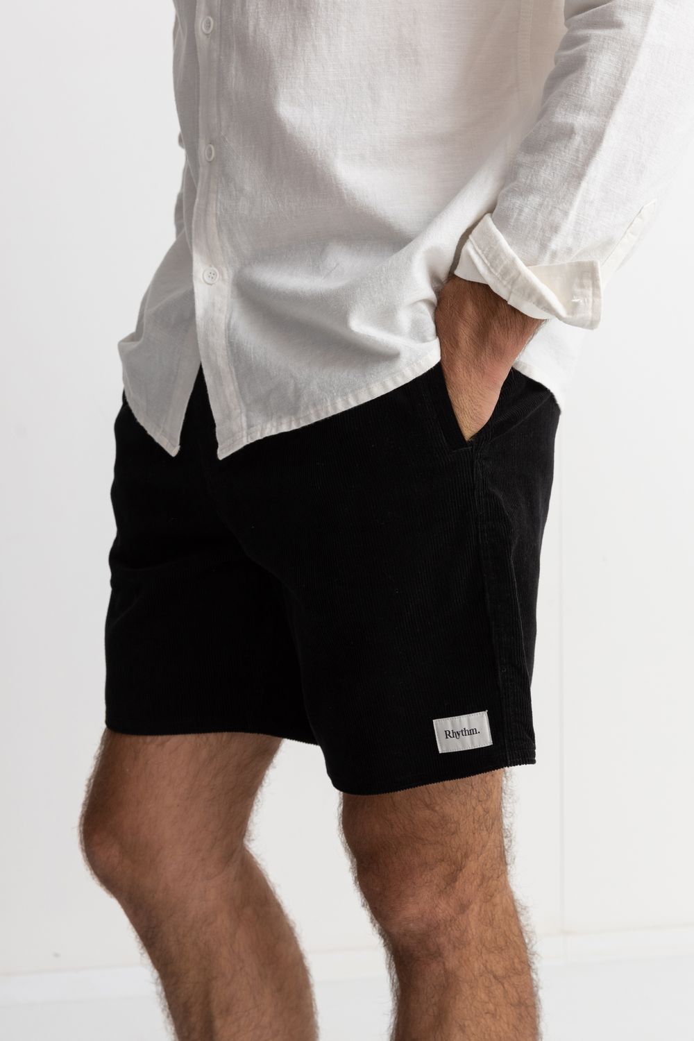 RHYTHM MENS CLASSIC CORD JAM - VINTAGE BLACK