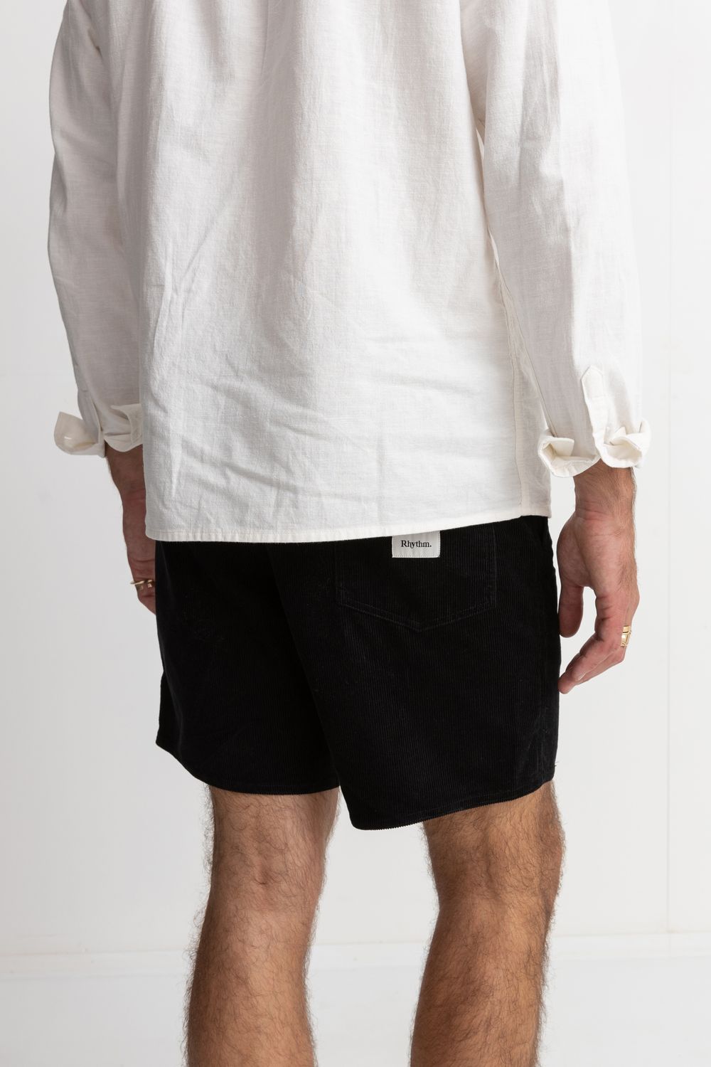 RHYTHM MENS CLASSIC CORD JAM - VINTAGE BLACK