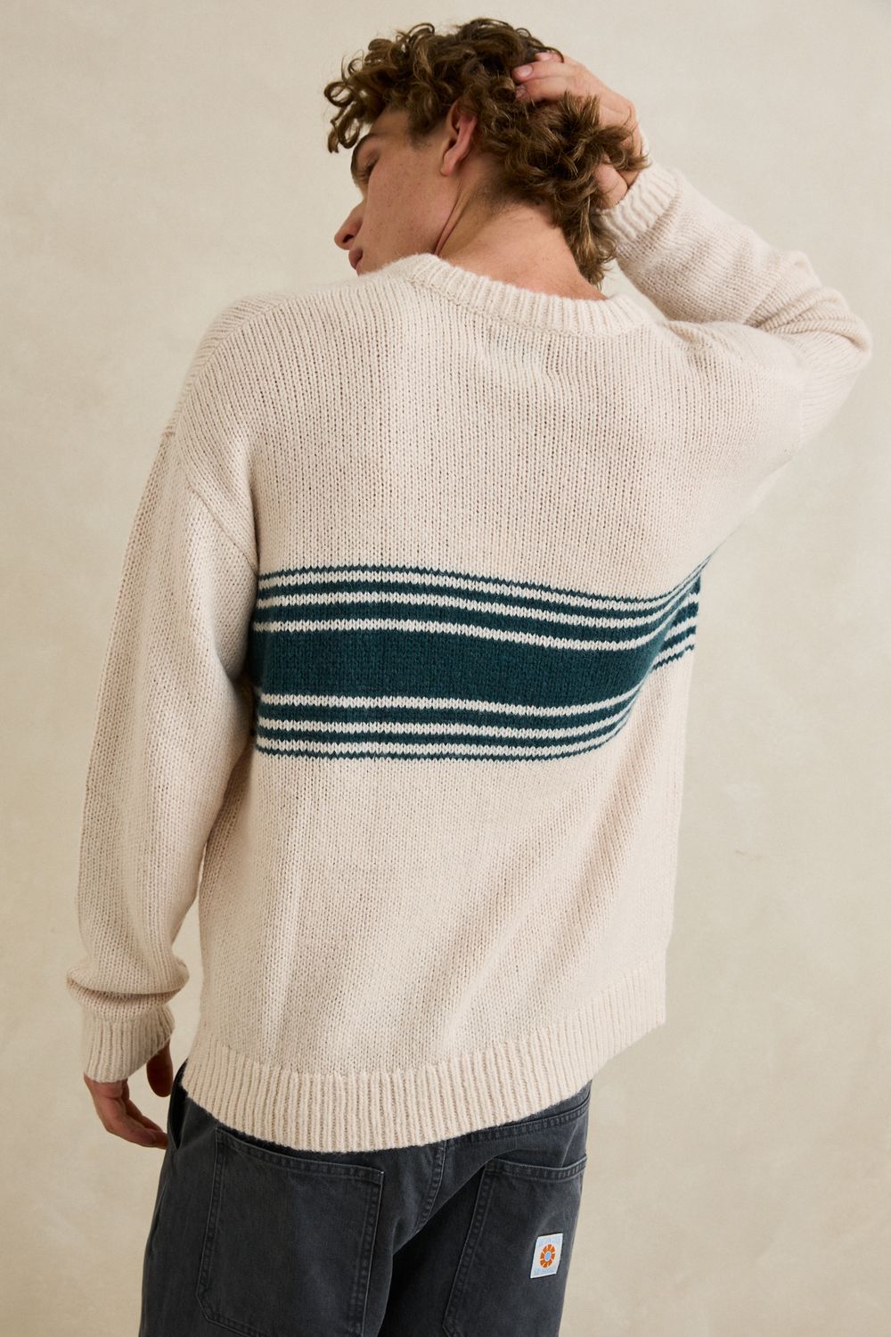 RHYTHM MENS STRATA KNIT - NATURAL