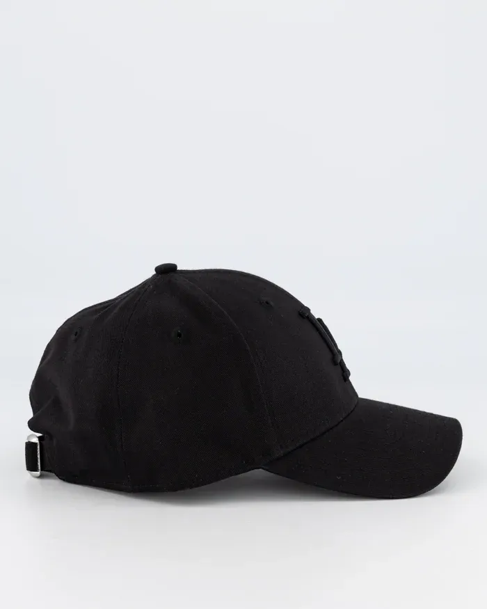 NEW ERA 9FORTY CS LA DODGERS MBL ADJUSTABLE CAP - BLACK ON BLACK