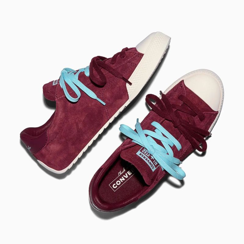 CONVERSE UNISEX CT LO SEASONAL COLOUR LOW - DEEP BORDEAUX/RAINED OUT/EGRET
