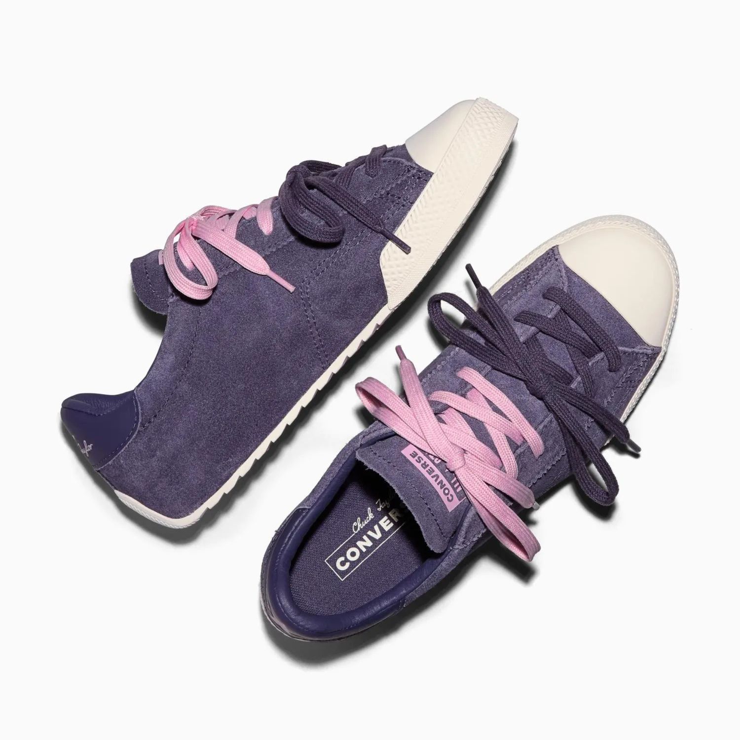 CONVERSE UNISEX CT LO SEASONAL COLOUR LOW - SHADOW PURPLE/NEW FOUND BLOOM/EGRET