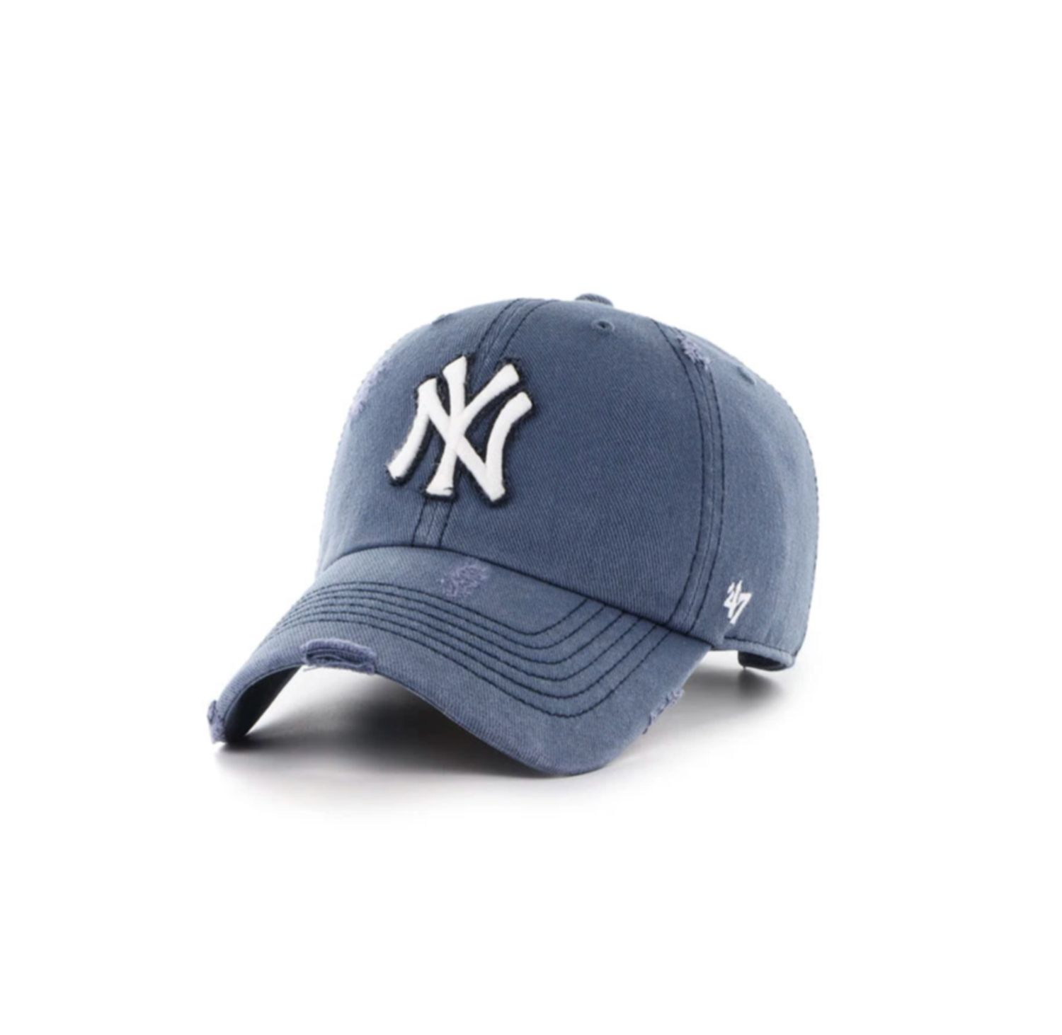 47 CLEAN UP WELL WORN NY YANKEES CAP - NAVY