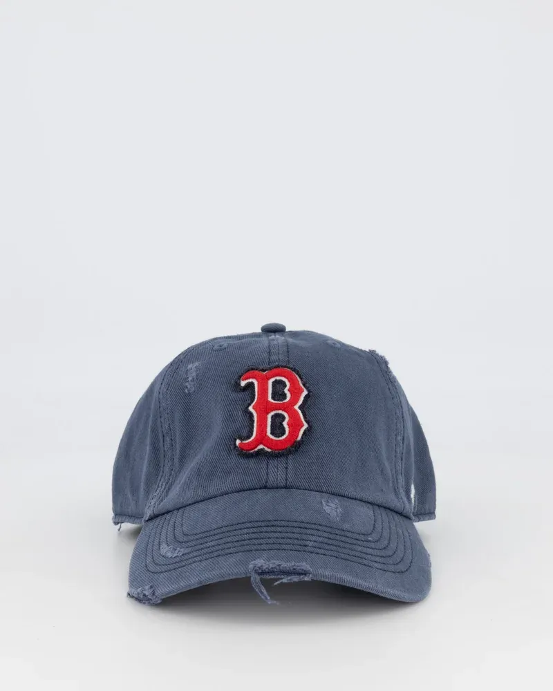 47 CLEAN UP WELL DISTRESSED BOSTON RED SOX - NAVY/RED