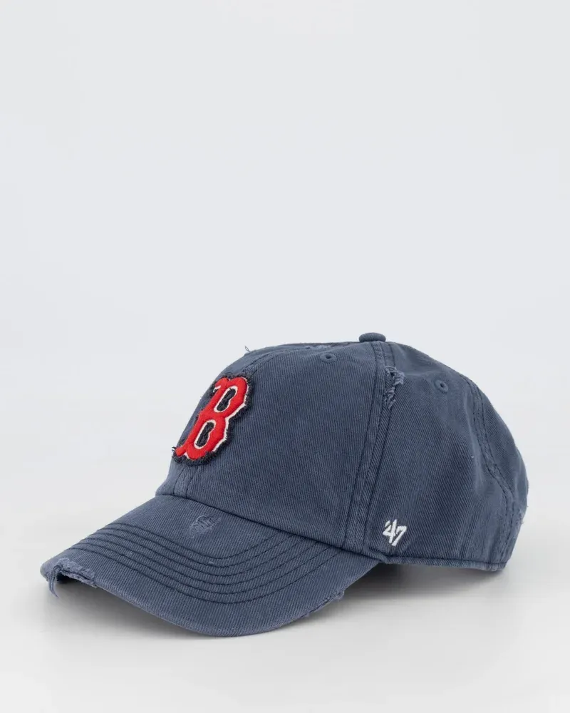47 CLEAN UP WELL DISTRESSED BOSTON RED SOX - NAVY/RED