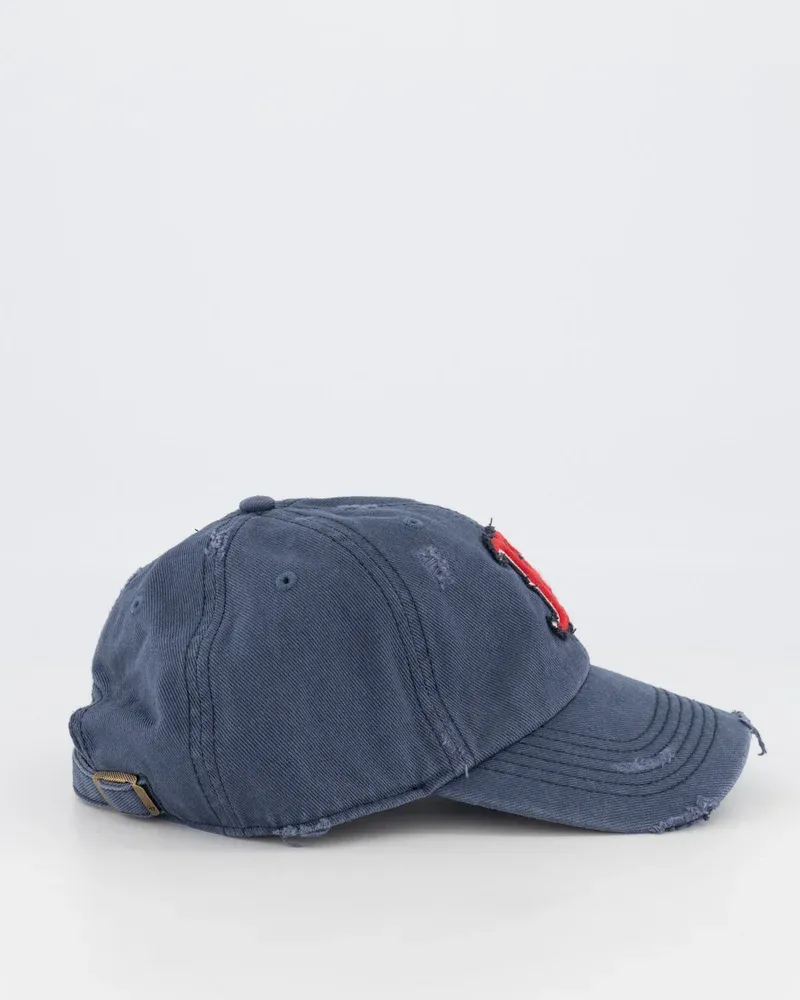 47 CLEAN UP WELL DISTRESSED BOSTON RED SOX - NAVY/RED