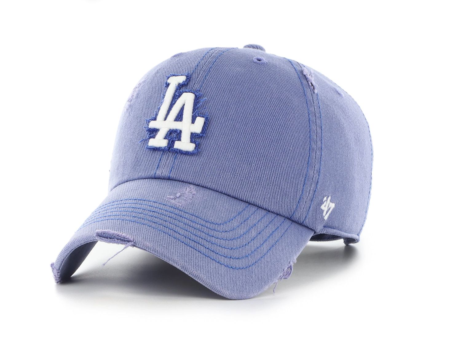 47 CLEAN UP WELL WORN LA DODGERS CAP - BLUE