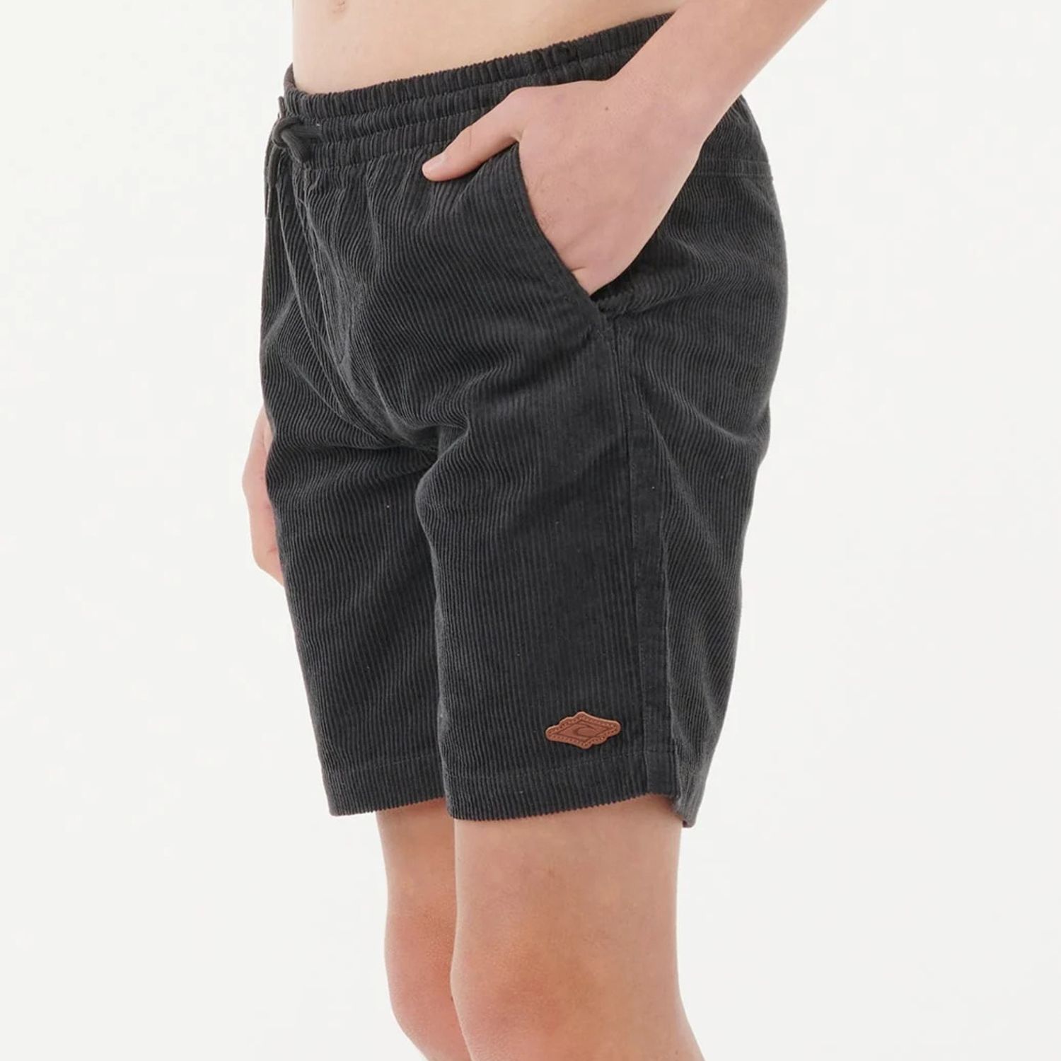 RIP CURL BOYS SURF CORD VOLLEY- WASHED BLACK