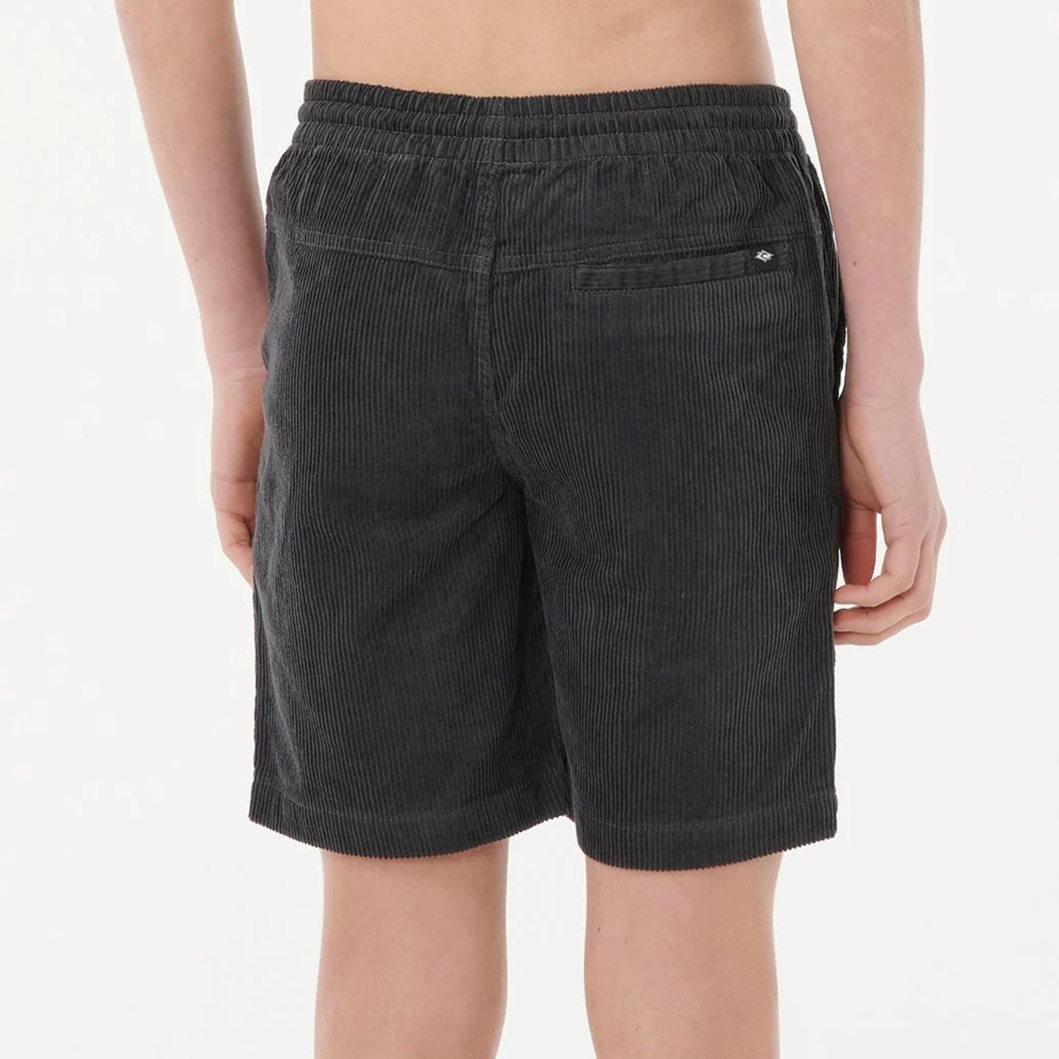 RIP CURL BOYS SURF CORD VOLLEY- WASHED BLACK