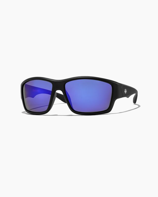 RITUAL - THE DECLINE SUNGLASS - MATTE BLACK/BLUE REFL POL