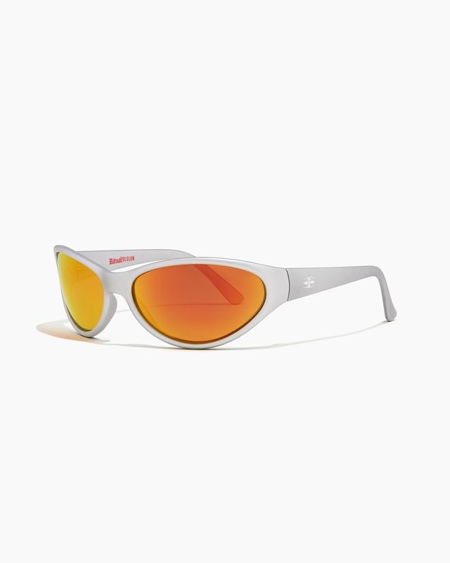 RITUAL - MORPHINE SUNGLASS - MATTE CHROME/ORANGE REFL POL