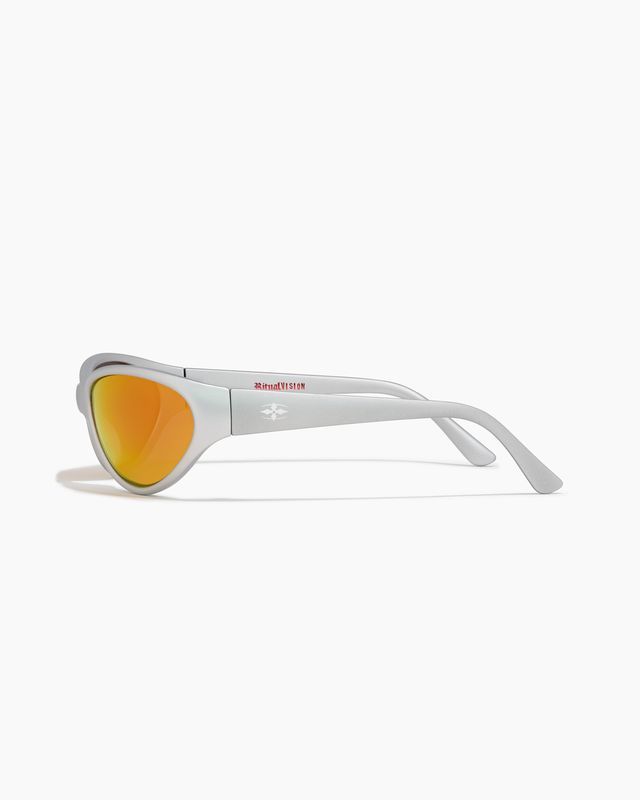 RITUAL - MORPHINE SUNGLASS - MATTE CHROME/ORANGE REFL POL