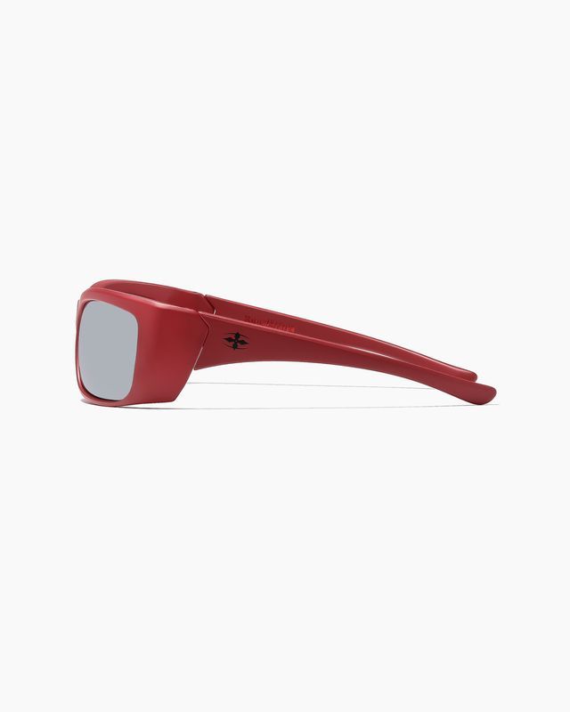 RITUAL - SABOTAGE SUNGLASS - MATTE DARK RED/BLK MIRROR POL