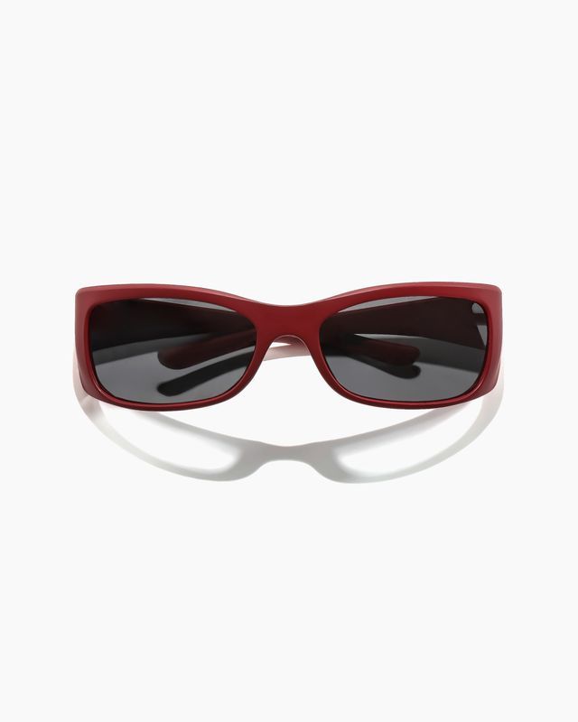 RITUAL - SABOTAGE SUNGLASS - MATTE DARK RED/BLK MIRROR POL