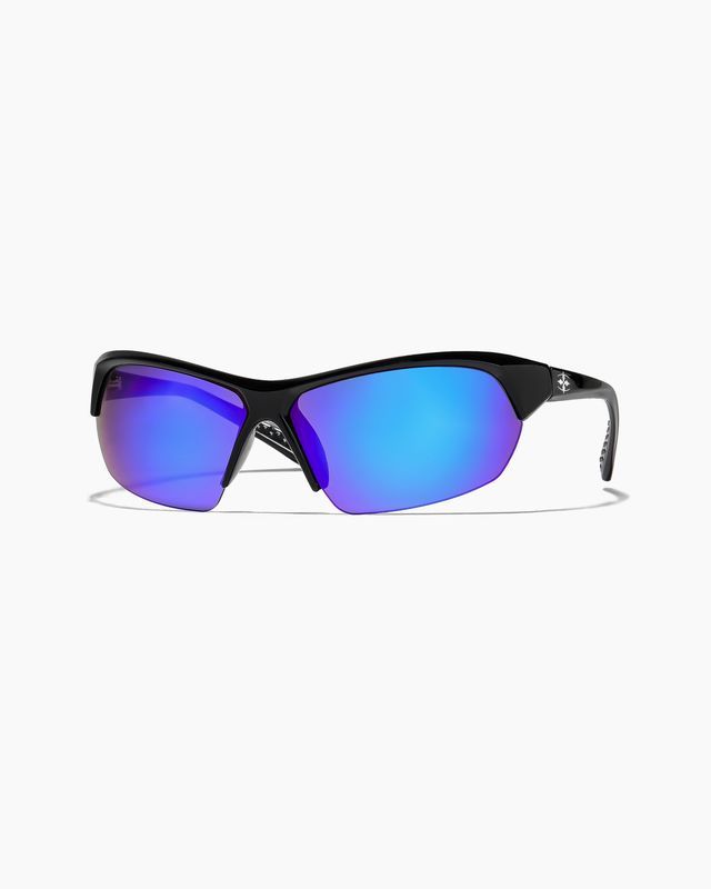 RITUAL - BREAK &amp; ENTER SUNGLASS - POLISHED BLACK / REFLEC BLUE