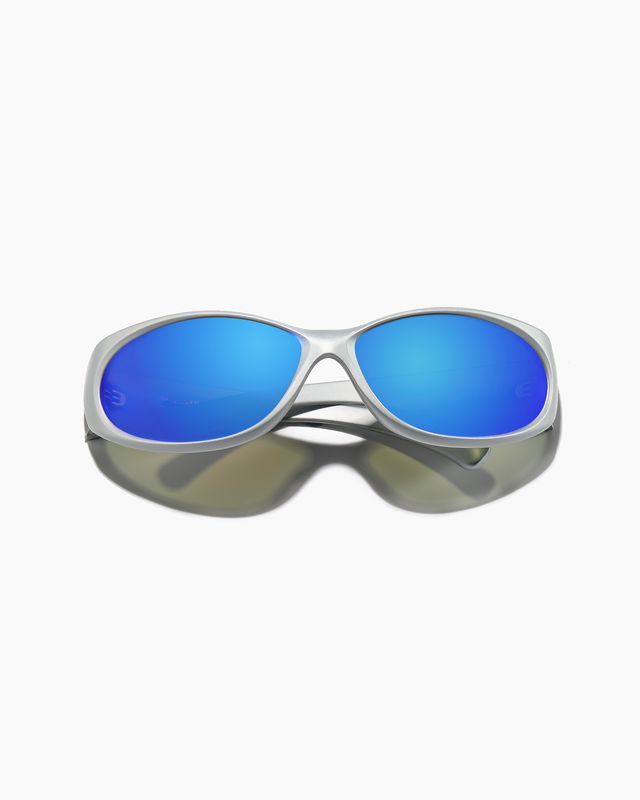 RITUAL - DEMON SPEED SUNGLASS - MATTE CHROME / BLUE REFL POLAR