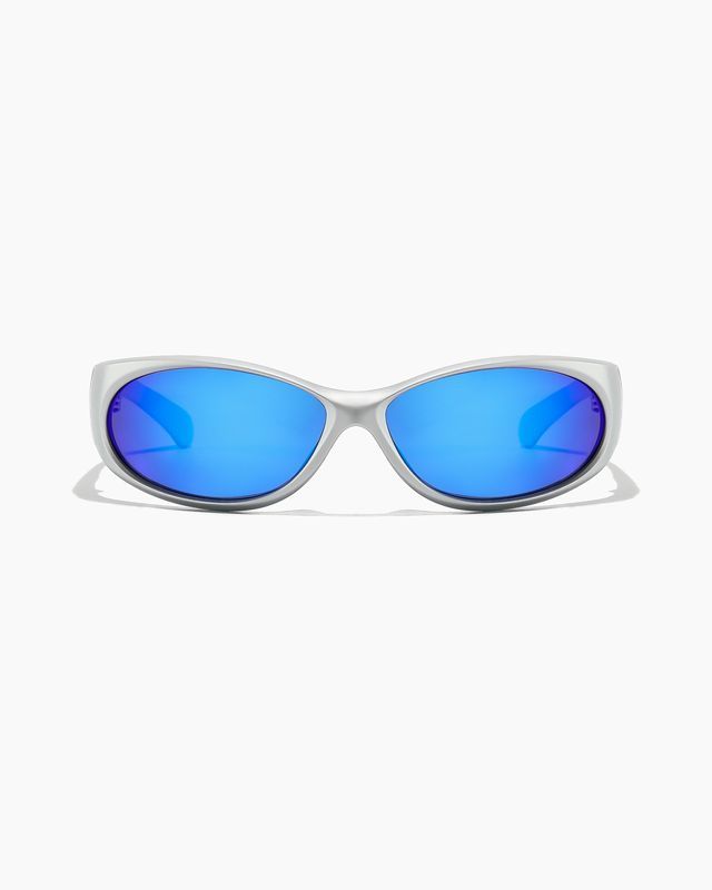 RITUAL - DEMON SPEED SUNGLASS - MATTE CHROME / BLUE REFL POLAR