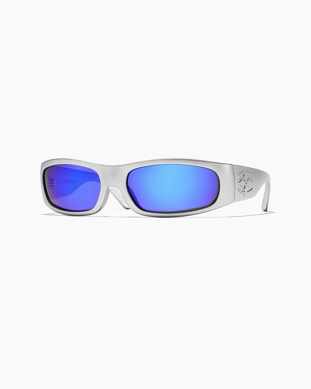RITUAL - PARASITE SUNGLASS - MATTE CHROME / BLUE REFL POL