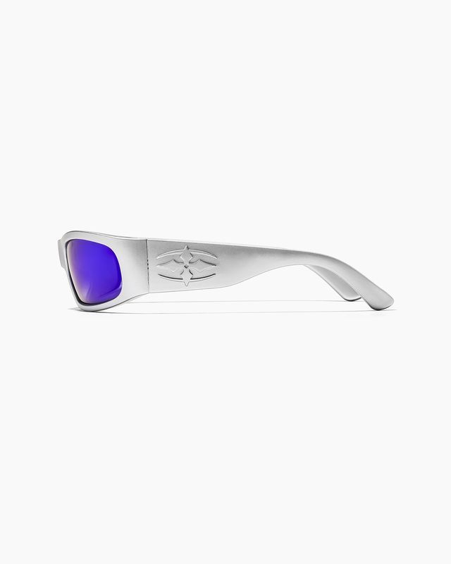 RITUAL - PARASITE SUNGLASS - MATTE CHROME / BLUE REFL POL