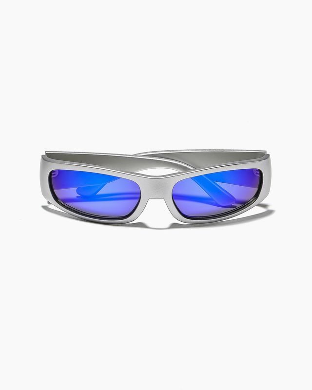 RITUAL - PARASITE SUNGLASS - MATTE CHROME / BLUE REFL POL