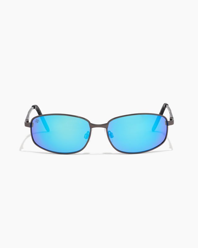 RITUAL - CALIFORNICATION SUNGLASS - POLISHED GUNMETAL / BLUE REFLE