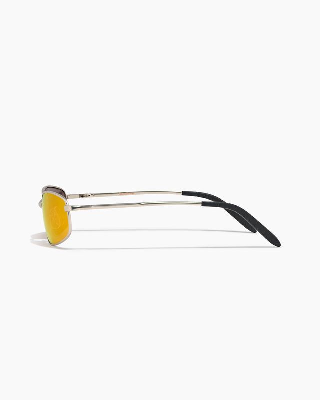 RITUAL - CALIFORNICATION SUNGLASS - MATTE SILVER / ORANGE REFLECTI