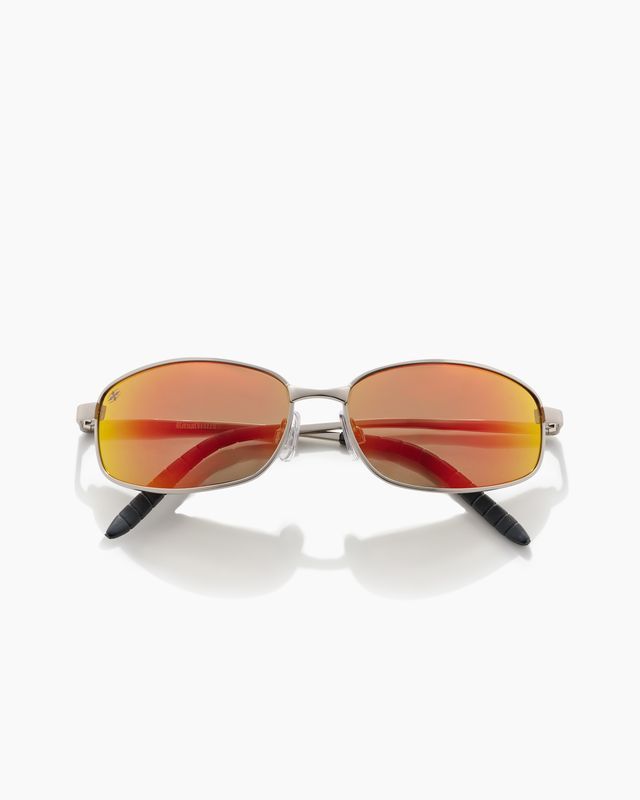 RITUAL - CALIFORNICATION SUNGLASS - MATTE SILVER / ORANGE REFLECTI