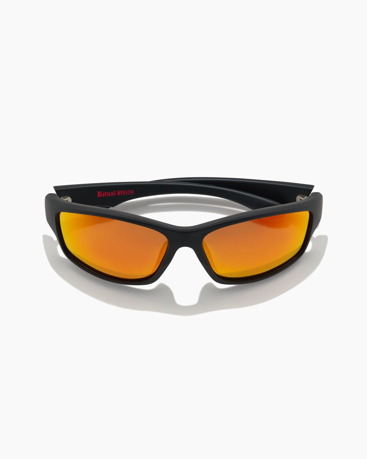 RITUAL - TEENAGE ZERO SUNGLASS - MATTE BLACK / REFL ORANGE POLARISED