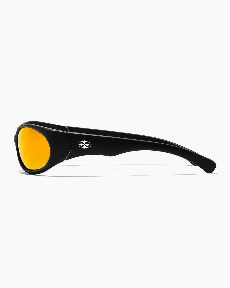 RITUAL - DEMON SPEED SUNGLASS - MATTE BLACK / REFL ORANGE POL