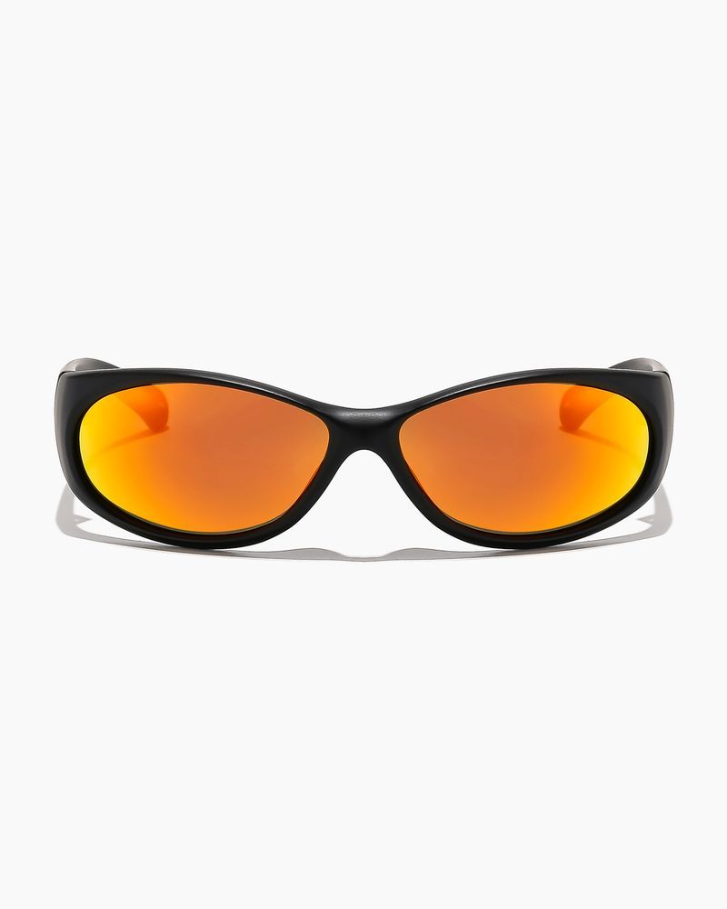 RITUAL - DEMON SPEED SUNGLASS - MATTE BLACK / REFL ORANGE POL