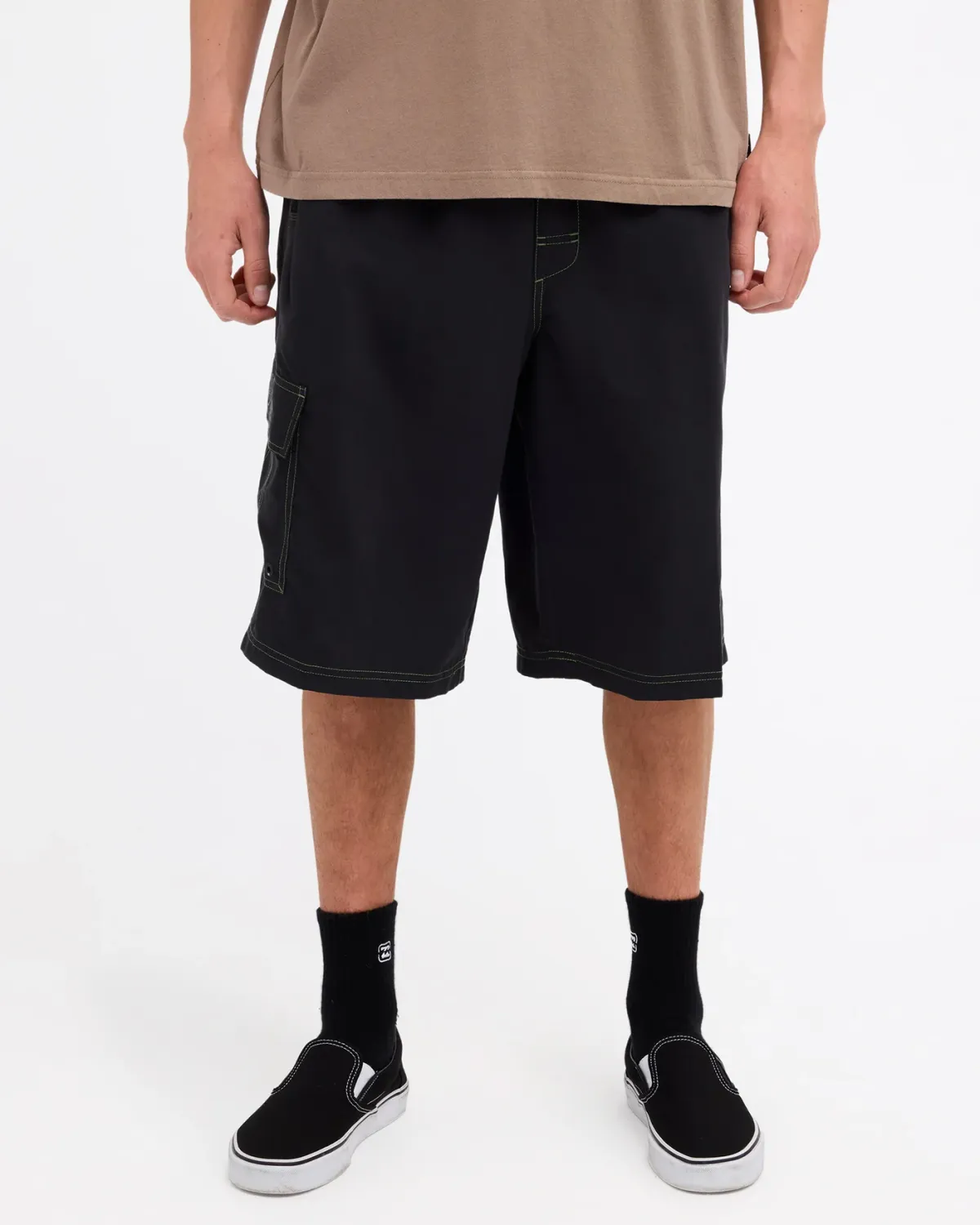 BILLABONG MENS IMMORTAL THROW ON BOARDSHORT - BLACK