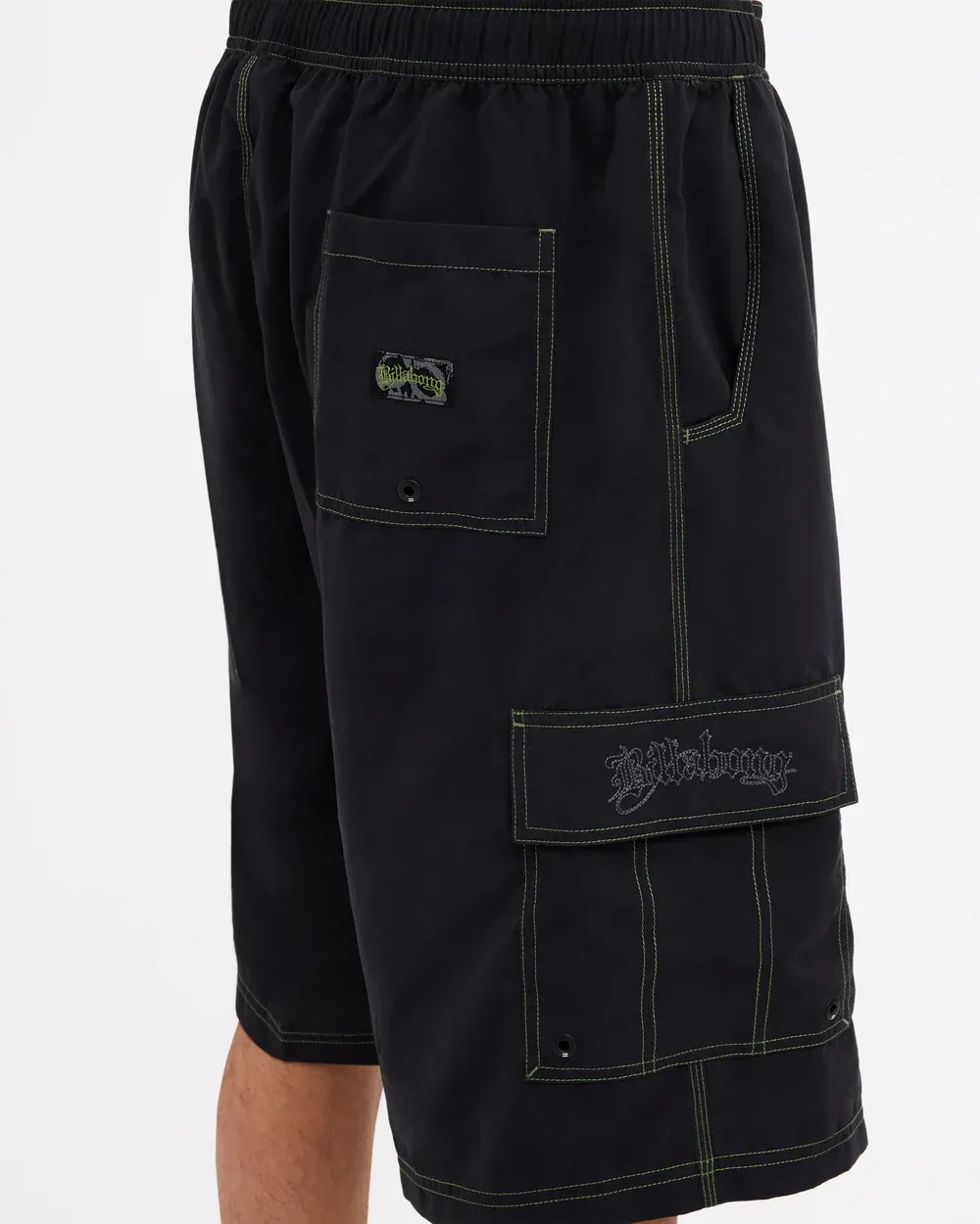 BILLABONG MENS IMMORTAL THROW ON BOARDSHORT - BLACK