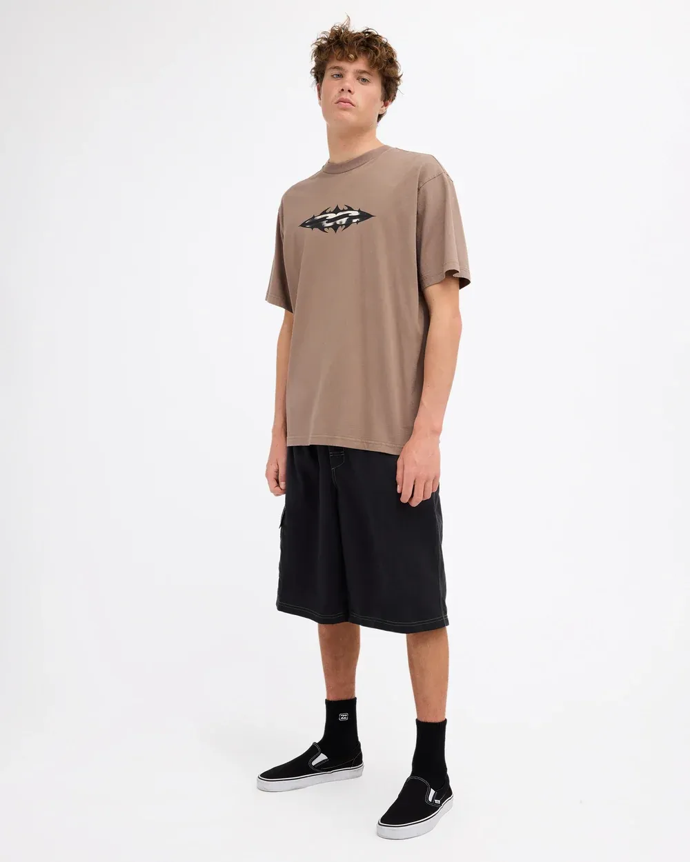 BILLABONG MENS IMMORTAL THROW ON BOARDSHORT - BLACK