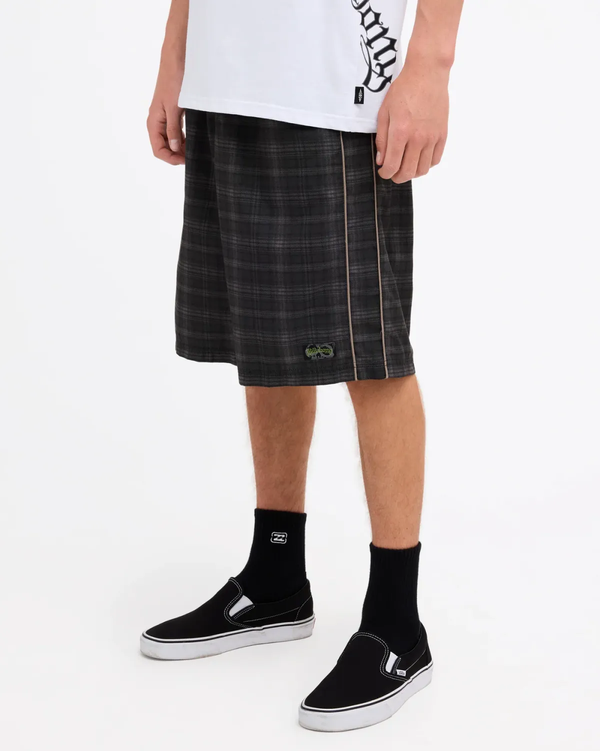 BILLABONG MENS IMMORTAL CHECK BOARDSHORT - MOSS