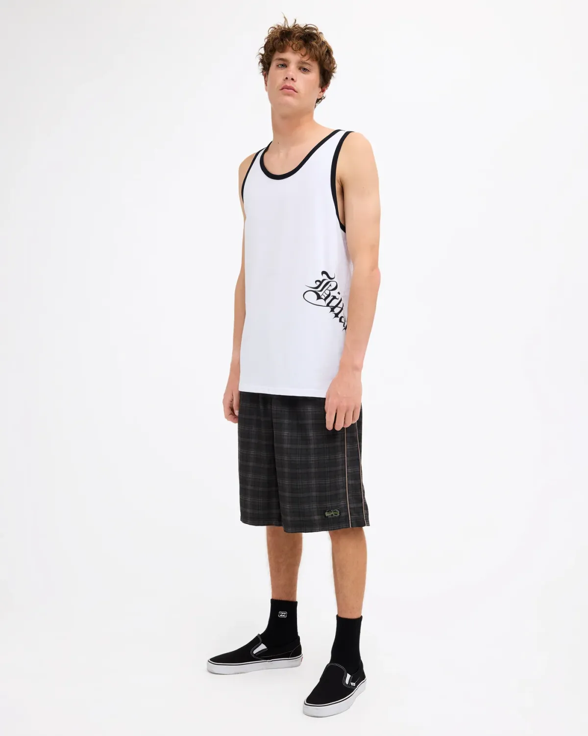 BILLABONG MENS IMMORTAL CHECK BOARDSHORT - MOSS