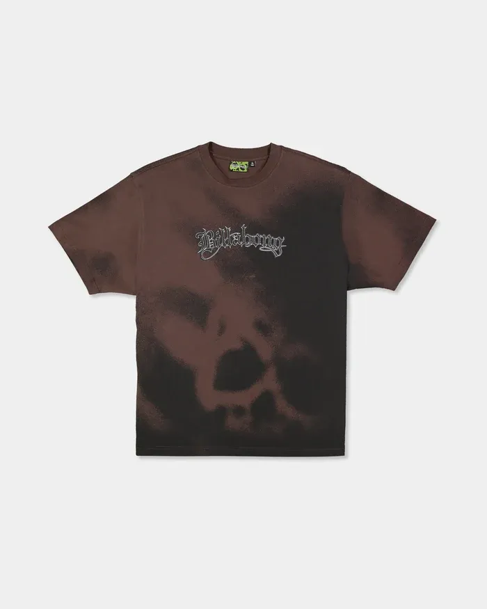 BILLABONG MENS IMMORTAL SKULL SS TEE - DIRT