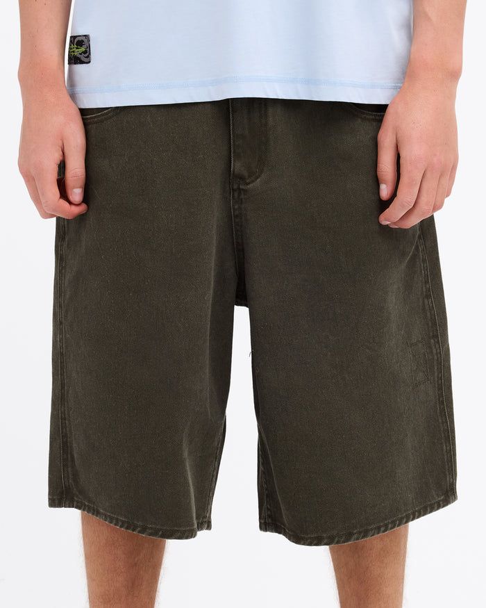 BILLABONG MENS IMMORTAL DENIM SHORT - BONG WATER WASH