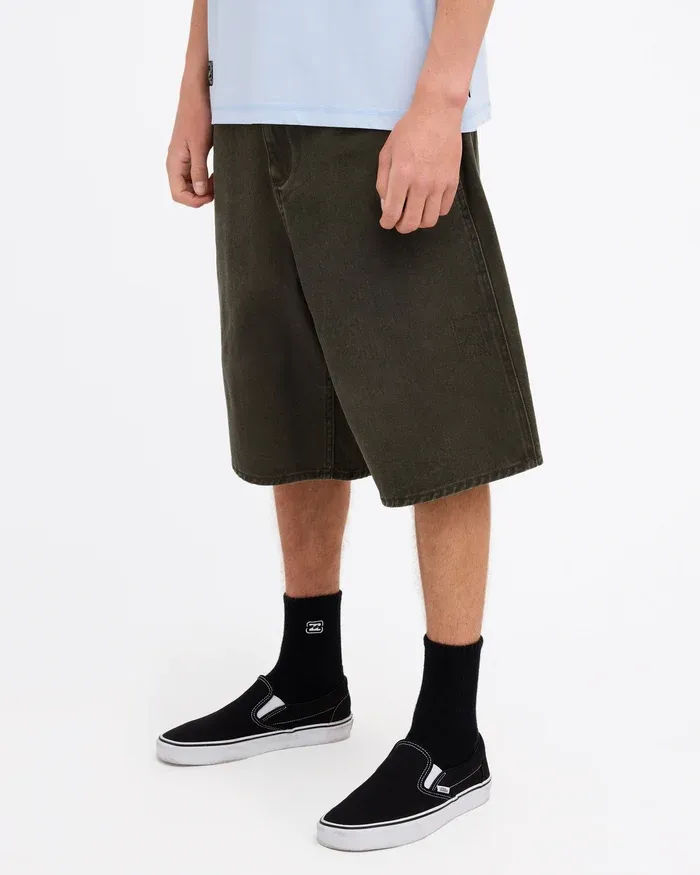 BILLABONG MENS IMMORTAL DENIM SHORT - BONG WATER WASH