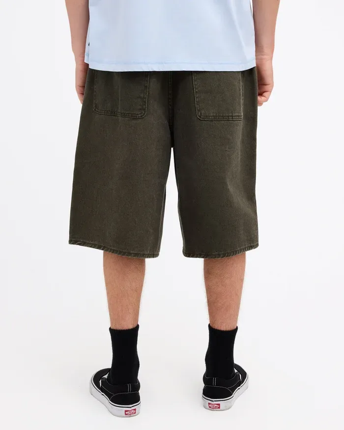 BILLABONG MENS IMMORTAL DENIM SHORT - BONG WATER WASH