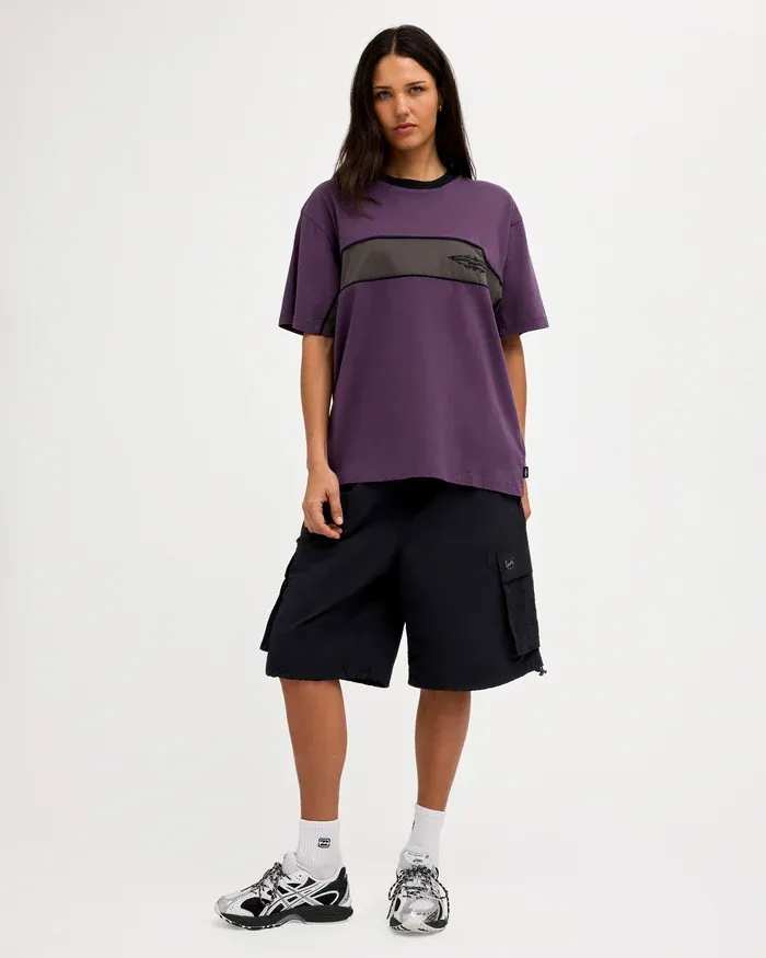 BILLABONG MENS IMMORTAL PRECISION SS TEE - PURP