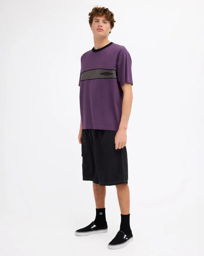 BILLABONG MENS IMMORTAL PRECISION SS TEE - PURP