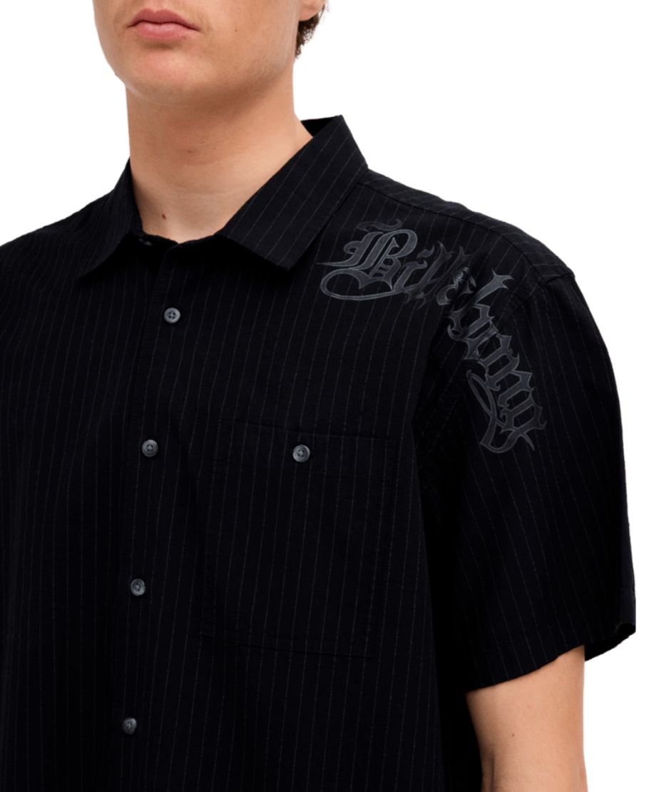 BILLABONG MENS IMMORTAL MOGUL SS SHIRT - BLACK