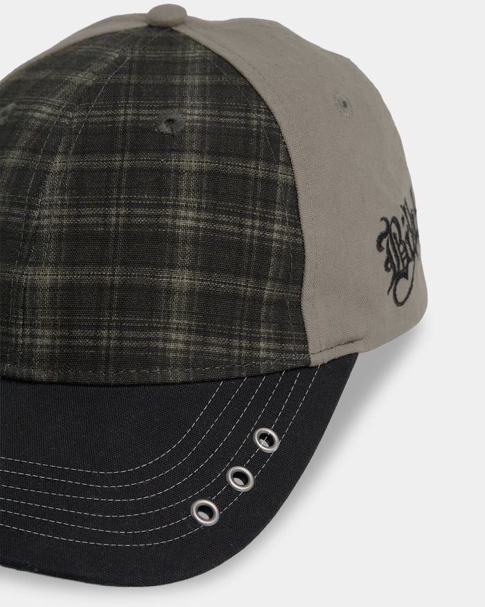 BILLABONG MENS IMMORTAL CHECK CAP - MOSS
