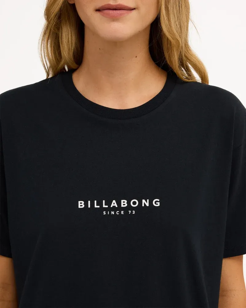 BILLABONG WOMENS PACIFIC TEE - BLACK
