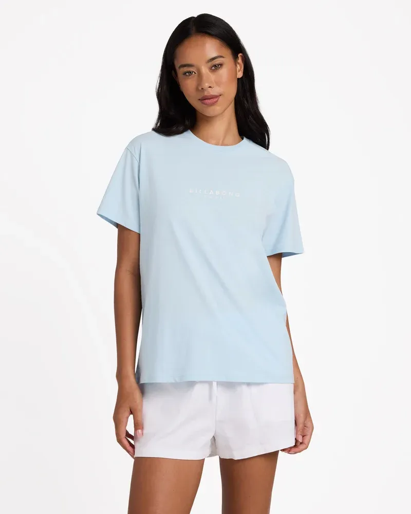 BILLABONG WOMENS PACIFIC TEE - COOL BLUE