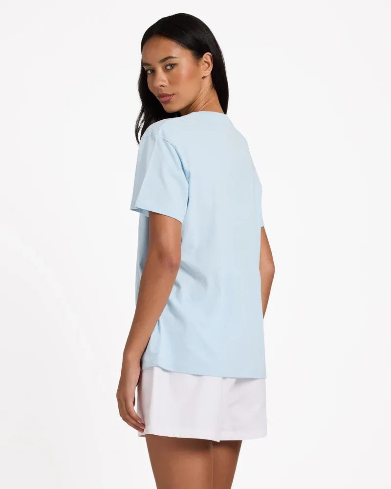 BILLABONG WOMENS PACIFIC TEE - COOL BLUE