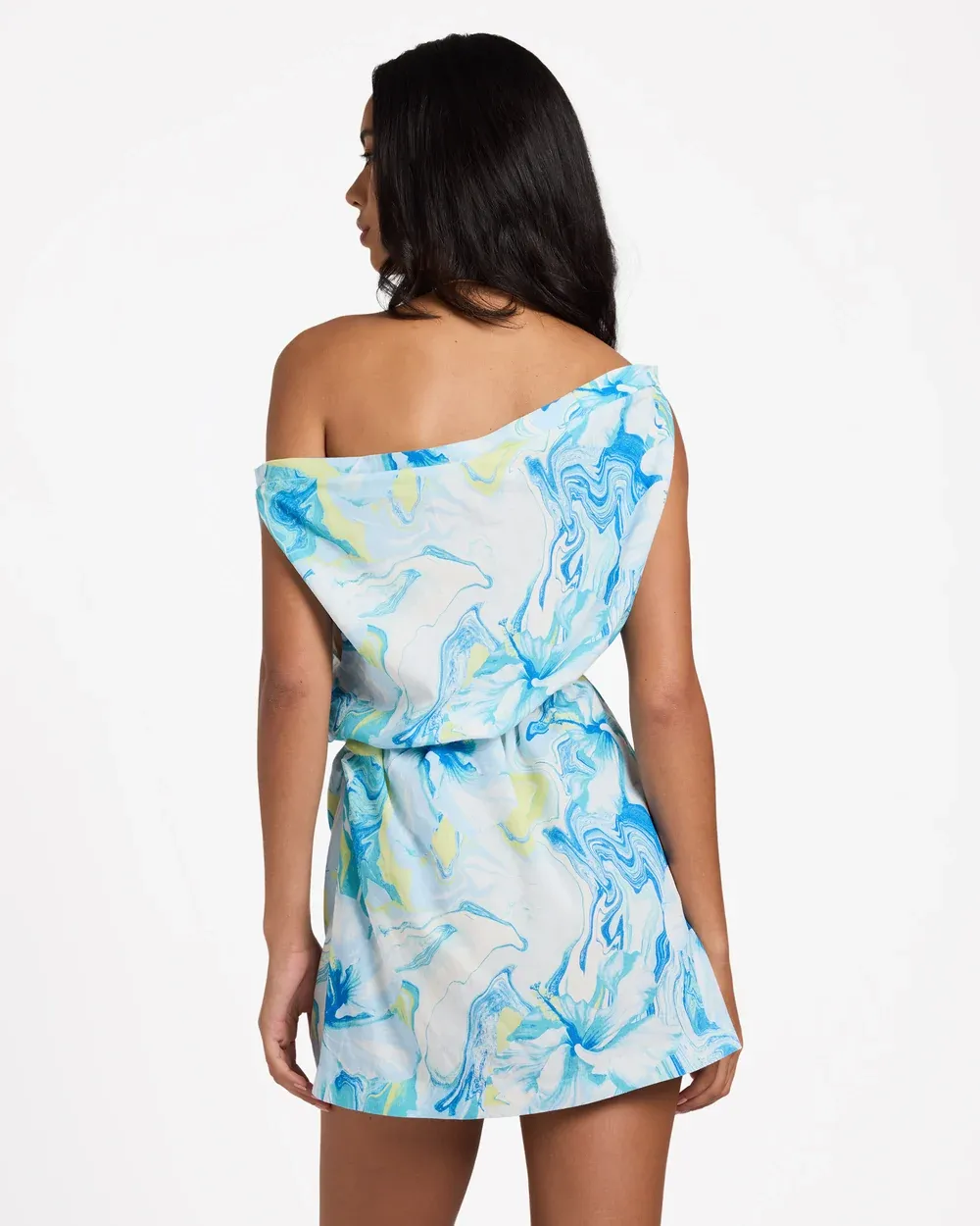 BILLABONG WOMENS ISLAND CALLING DRESS - COOL BLUE