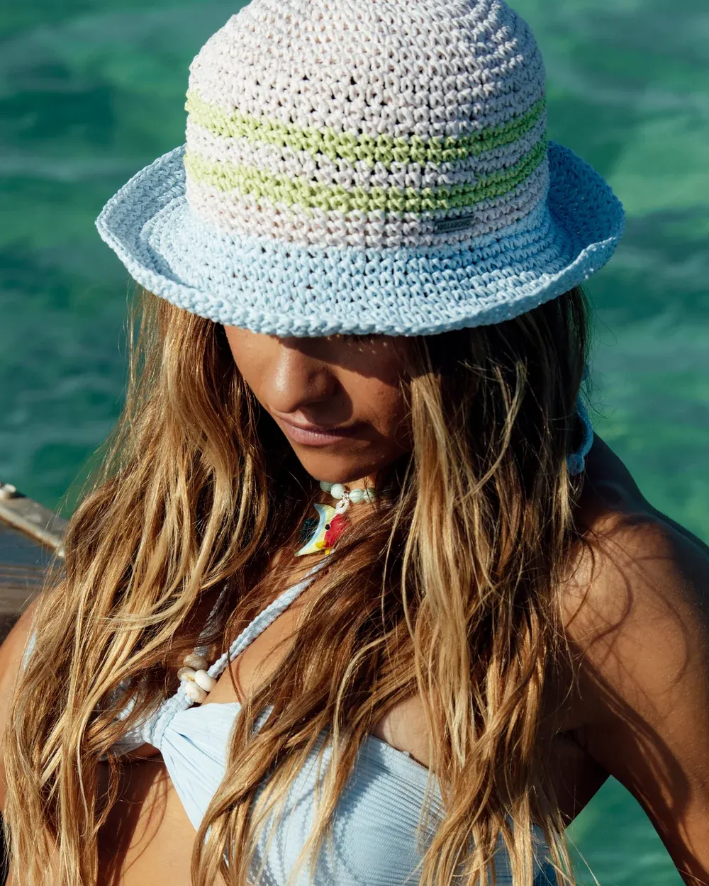 BILLABONG WOMENS BEACH CLUB STRAW HAT - MULTI