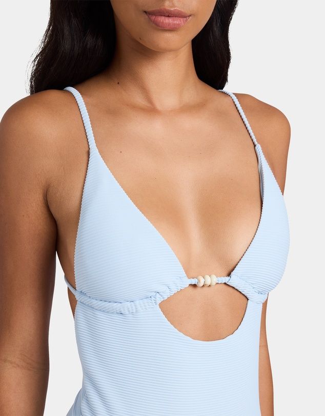 BILLABONG WOMENS TANLINES REMI 1PC SWIMSUIT - COOL BLUE